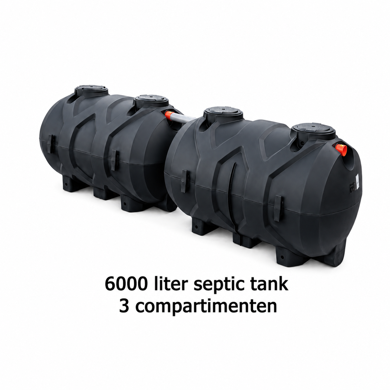 Septic tank 6000 liter met 3 compartimenten .