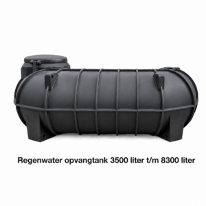 Ondergrondse opslagtank / regenwatertank 3500 t/m 8300 liter