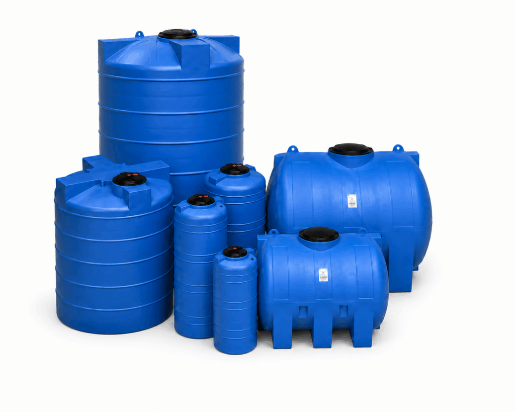 kunststof Watertanks 300 t/m 13000 liter.