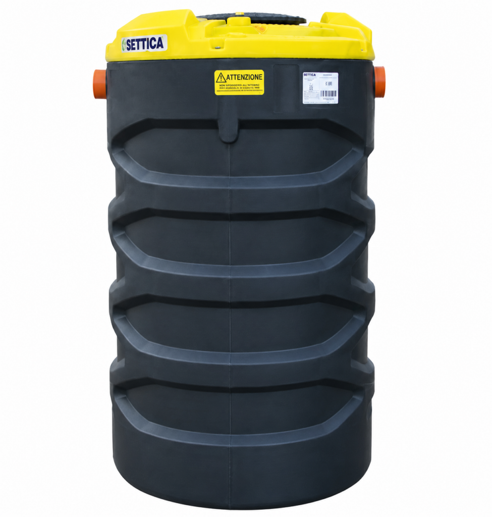 c/ Rototec septic tank 1500 liter.